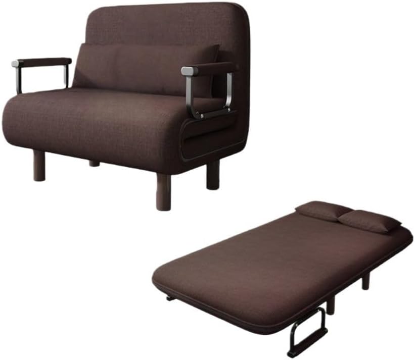 PAACCI折りたたみソファベッド、ダブルシート、3方向リクライニング、5