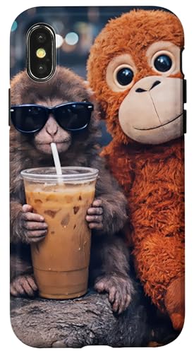 �����L�[�`�[���p���` �x�r�[�����L�[�p���` �A�C�X�R�[�q�[ �X�}�z�P�[�X iPhone X/XS �p