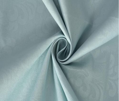 Image of Blue Strip Polycotton Bedsheet, Double 90x100 (Powder Blue) | Hotel Quality | Soft, Breathable & Colourfast | Wrinkle Resistant | Machine Washable | Pillow Covers Included