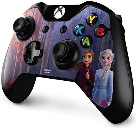 Skinit Decal Gaming Skin Compatible with Xbox One Controller - Officially Licensed Disney Frozen II Anna and Elsa Design