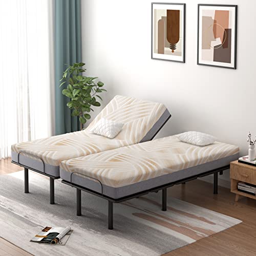 Giantex 8 Inch Mattress Twin Xl, Copper Infused Memory Foam Mattress W/Jacquard Cover & Bamboo Charcoal Memory Foam, 3D Cnc Cutting Foam Mattress For Adjustable Bed Base, Mattress In A Box #TOP7