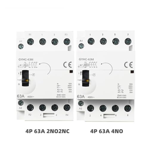 Contacteur ca 63A à commande manuelle pour piloter vos circuits 220V