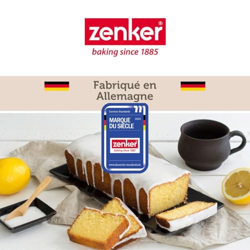 Zenker 6516 Moule à cake extensible, moule à cake, moule extensible, moule à gâteau, Acier, Noir, 20-35 x 11,5 x 7 cm, Centre – vue 7