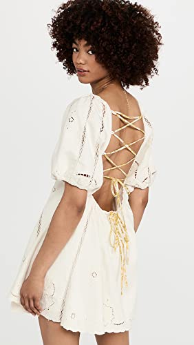 Free People Wanna Dance Mini Dress Ivory SM (Women's 4-6)2