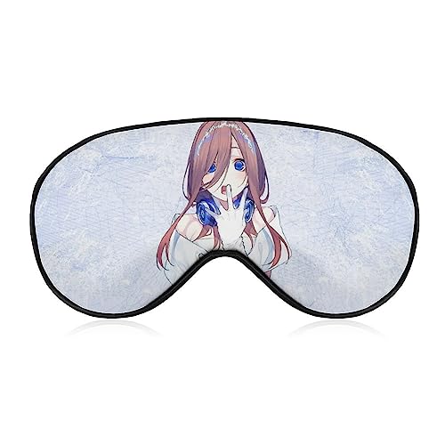 五等分の花嫁 中野三玖 アイマスク キャラクター アニメ アイマスク 睡眠用 かわいい 睡眠改善 遮光 柔らかい 眼精疲労 目元疲労回復 安眠マスク 圧迫感なし 子供 男女兼用 ギフト