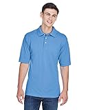 Harriton Men's 5.6 oz. Easy Blend™ Polo XL LT COLLEGE BLUE