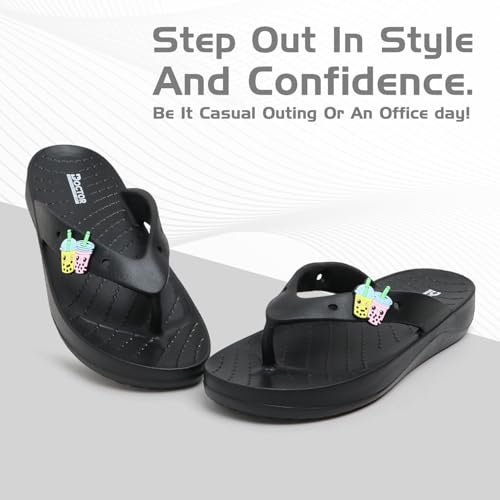Image of DOCTOR HEALTH SUPER SOFT Ultra Soft Cushion Footbed Women Slipper | Comfortable Light Weight With Waterproof Slippers |Adult Flip Flops Mild Acupressure | Everyday Wear