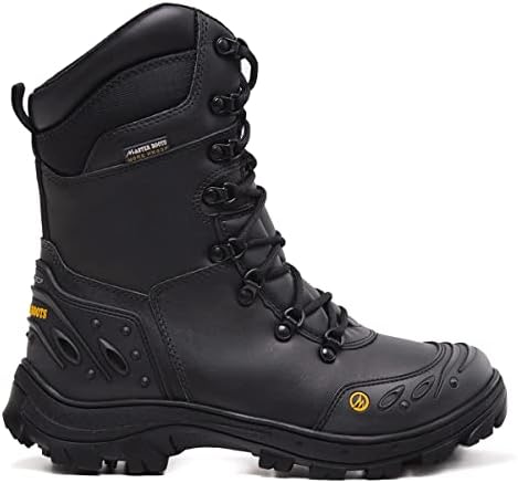 Bota Masculina Motociclista Coturno Cano alto Couro Legitimo Conf...