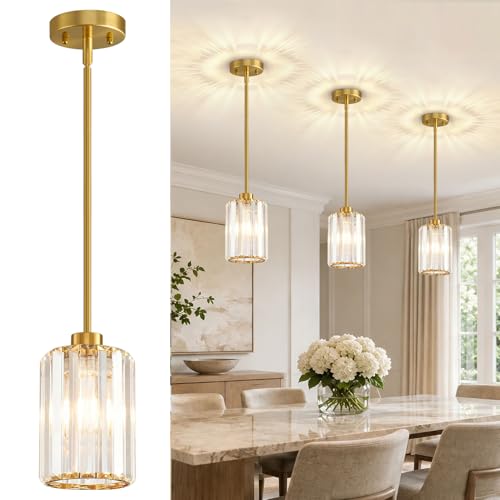 MQMQA Brushed Gold Pendant Lights
