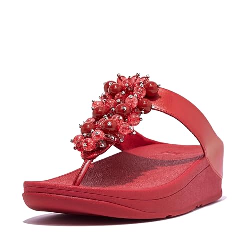 Image of FitFlop Fino Bauble-Bead Toe-Post Sandals