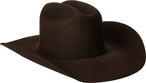 ARIAT Men's 3X Wool Felt Cowboy Hat Chocolate 7 3/8