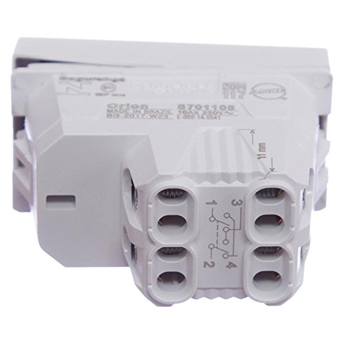 Módulo Orion Schneider interruptor intermediario 10ax 250v antibacteriano 1m br s70110524