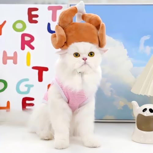 Sombrero Ajustable de Pata de Pavo para Perros miniatura 7