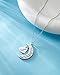 HOFOYAI Love You to the Moon and back Women Charm Pendant Necklace Gifts for Teen Daughter form Dad Mom,Birthday Christmas Gift for women,Present for Teens.