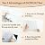 DICOFUN 10-Sheet Long Hexagon Peel and Stick Backsplash, 12"x12" PVC Stick on Backsplash Wall Tiles for Kitchen and Bathroom (Polished White)