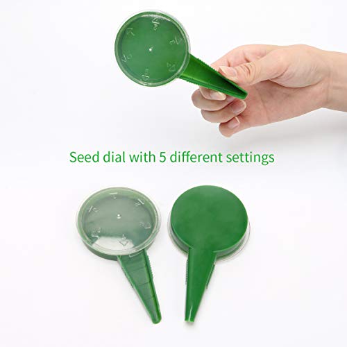 Set de 6 dispensadores ajustables para sembrar semillas miniatura 3