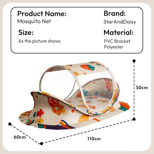 Image of StarAndDaisy Baby Mosquito net for Baby, Breathable mesh-Sleeping Nest for Baby's Peaceful Sleep, Baby Sleeping Pod.