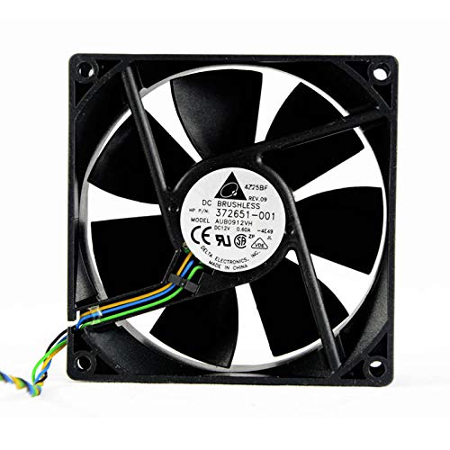 AUB0912VH Delta 12 V 90 mm wentylator, 12 V 0,60 A 9025 4-biegunowy wentylator