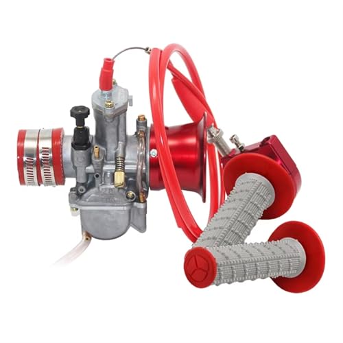 Carburateur PWK 28 30 32mm moto avec câble poignées d'accélérateur et adaptateur
