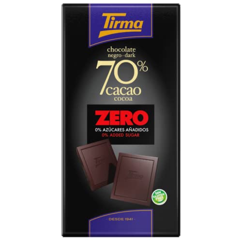 Tirma Cioccolato Fondente 70% Senza Zuccheri Aggiunti 125g | Cioccolato