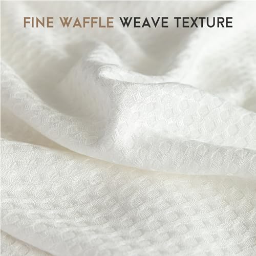 Image of AmyHomie Cooling Waffle Blanket Queen Size, 100% Rayon Derived from Bamboo