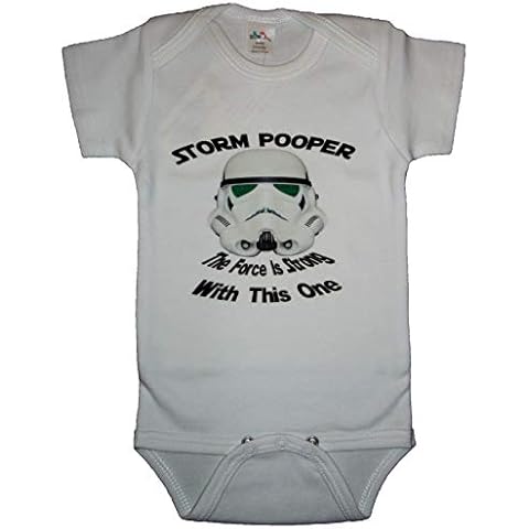 Handmade 4 Babies Storm Pooper Bodysuit (6-12 Months) White Cover
