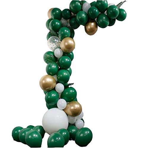 Image of 50pcs 12 inch Party Decoration Matte Latex Balloonfor Birthday Wedding Engagement Anniversary Christmas Festival-Blackish Green