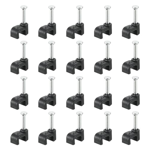 Clips de cable de 5 mm que eliminan tropiezos y desorden de cables Ethernet sueltos