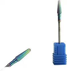 Kit 3 Brocas Profissionais de Tungstênio para Lixadeira de Unha | Acabamento, Remoção e Cutícula (Medium Umbrella)