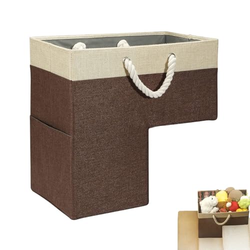 Zoriva �K�i�o�X�P�b�g ���[�{�b�N�X �K�i��p�o�b�O �܂��� L���^ �ߗގ��[�p ���[�P�[�X �����h���[�o�X�P�b�g �n���h���t�� �������ᔠ ��e�� (�u���E��)