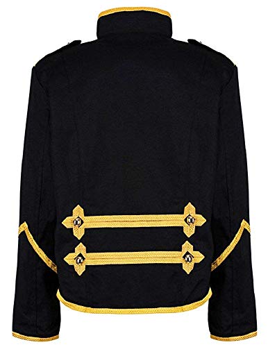 Image of Ro Rox Steampunk Military Drummer Parade Jacket Emo Punk Men's Jackets Gothic Clothing