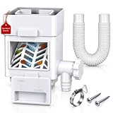 Picture of Premium Rain Barrel Downspout Diverter Rain Water Collection System Kit, Gutter Downspout Adapter with Filter, Adjustable Connector Hose, Fits Round & Square Downpipes for Rainwater Harvesting