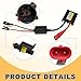 SYudwen 35W Super Slim HID Ballast Compatible with H1 H3 H4 H7 H8 H9 H11 880 5202 9005 9006 9007 A Set of Universal Xenon Headlight Ballast Kit DC 12V (2 pcs)