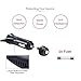 DC 5.5x2.1mm Car Charger 12V 12-Volt 24V 24-Volt Cigarette Lighter Power Supply Adapter Charger Cable with Switch Button for Car Truck Bus RV