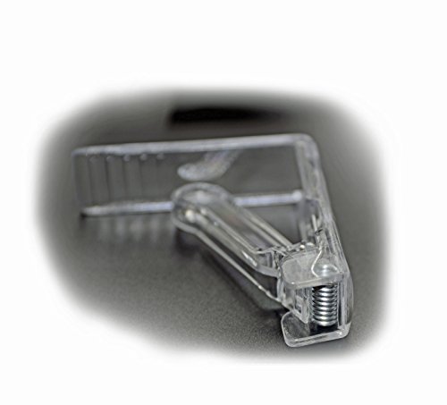 Foto von all-around24 8 Stück Tischtuchklammer Transparent, Tischdeckenklammern, Tischtuschhalter (8)