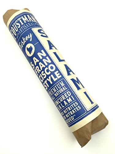 Foustman's Salami (Turkey San Francisco Style) Artisanal, Nitrate-Free, Naturally Cured