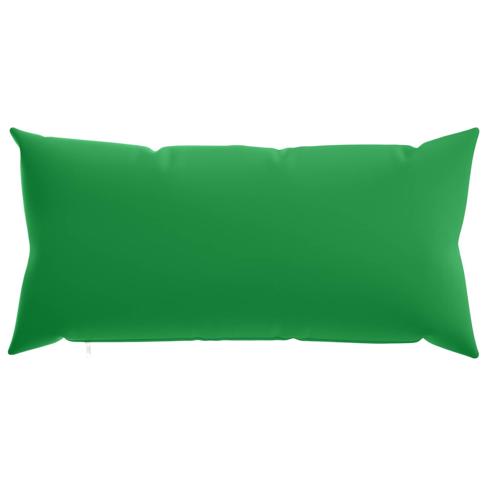 Poszewka na poduszkę 6 sztuk poliester zielony 40x70 cm z zamkiem