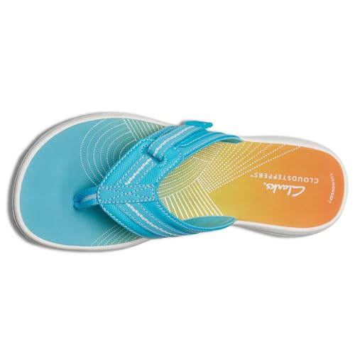 Image of Clarks Women's Brinkley Jazz Cloudsteppers Flip-Flops
