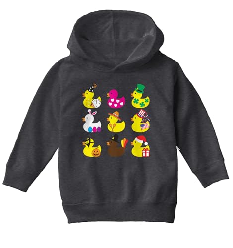 Tcombo Holiday Rubber Ducks - Ducky Toddler/Youth Fleece Hoodie2