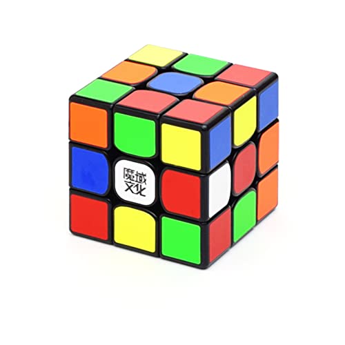 New MoYu WeiLong GTS2M GTS 2M V2M 3x3x3 Magnetic Magic Cube nueva versión iman Rompecabezas cubo cubo de juguete suave girando a la velocidad de un cubo cubo magico + bolso + un cubo stand (negro)