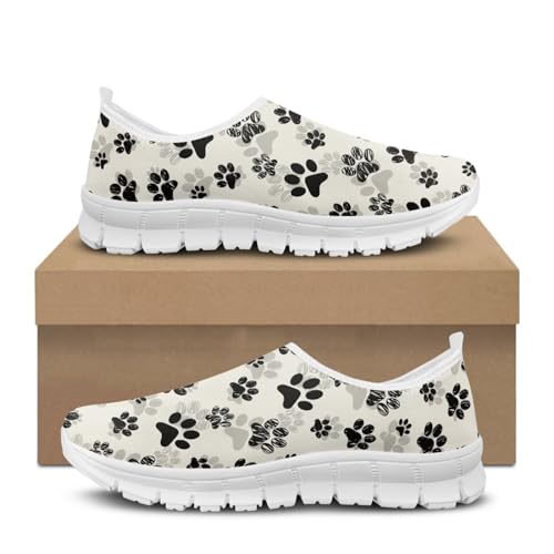 Coloranimal Women Slip on Mesh Sneaker Anti Slip Casual Shoes Breathable Running Sneaker Sports Shoes2