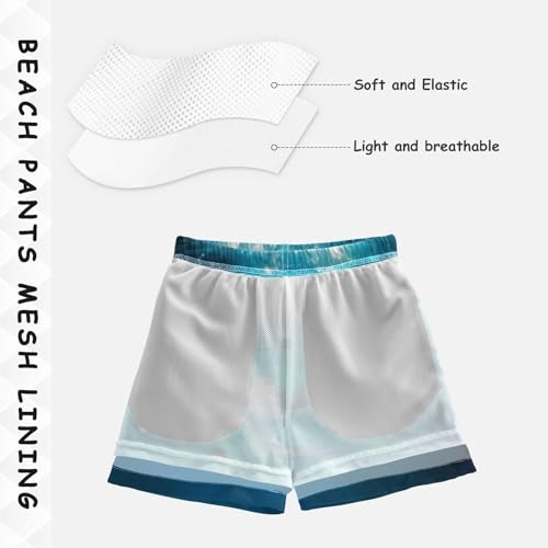 Boys Swim Trunks Whale Nautical Ocean Coastal Toddler Swim Shorts Beach Board Shorts Swimsuit4