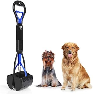 DEGBIT Long Handle Portable Pet Pooper Scooper for Large & Small Dogs, Premium
