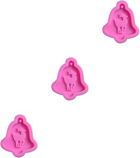 ABOOFAN 3 Pçs Molde De Fondant De Silicone Molde De Fundição De Jóias De Silicone De Cervos Molde De Silicone Pilares Velas Moldes De Doces De Silicone DIY Molde De Doces De Rena Molde De