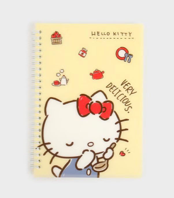 Cahier à spirales A5 Florian : journal de notes rigide en PP