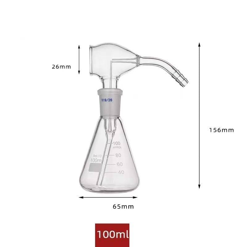 Pulverizador De Cromatografía TLC, Botella Pulverizadora De Reproducción Cromática con Bola De Goma para Experimentos De Cromatografía De Capa Fina