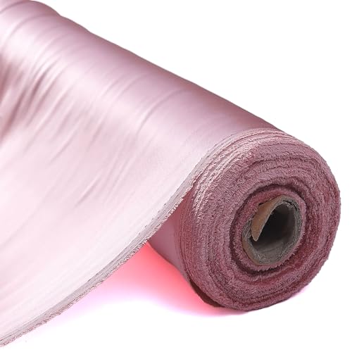 Byitre 16 Momme 100% Pure Mulberry Silk Fabric - 44 Inches Wide Charmeuse Silk, 1 Yard for Pajamas, Shirts or DIY Crafts(Pink)