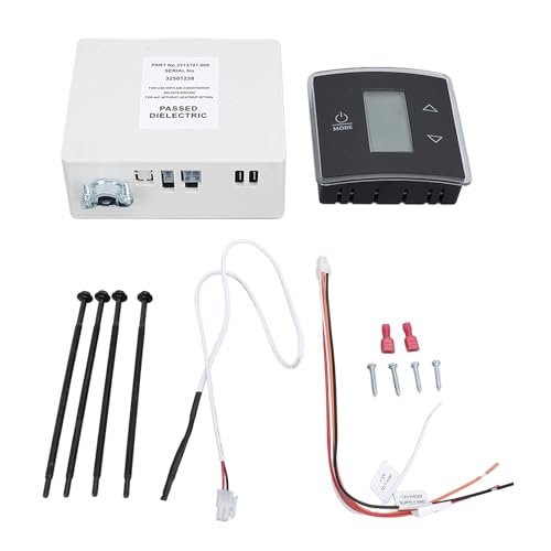 Kit de control de termostato CT de una sola zona con pantalla LCD y tablero de control para acondicionadores de aire RV, compatible con B59530, B57915 y 3316250.712 3313191.000