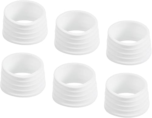 PATIKIL Anillo de agarre de raqueta de bádminton, anillo de fijación de raqueta, anillo de agarre de goma antideslizante y absorbente en su lugar