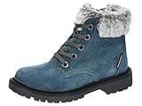 Synthetik Lico Asha Winterstiefel, Petrol, 25 EU